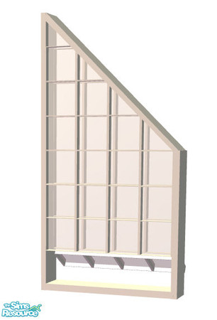 Sims 2 — Loft window 1 - white by Sophel21 — recolors of steffors fab window mesh. This windows in loft style and with