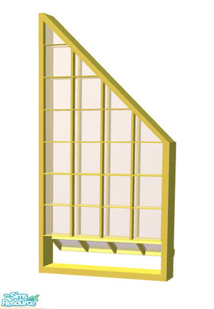 Sims 2 — Loft window 1 - yellow by Sophel21 — recolors of steffors fab window mesh. This windows in loft style and with