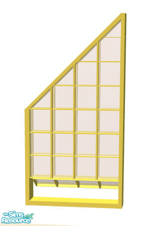 Sims 2 — Loft window 2 - yellow by Sophel21 — recolors of steffors fab window mesh. This windows in loft style and with