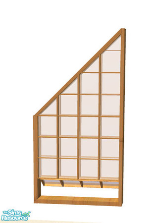 Sims 2 — Loft window 2 - light wood by Sophel21 — recolors of steffors fab window mesh. This windows in loft style and