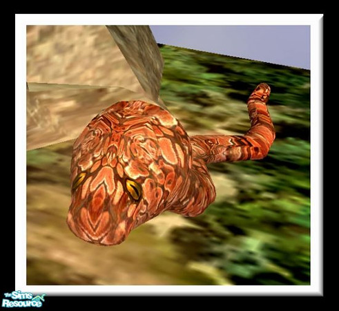 Sims 2 — Ball Python Pet B by SaeraMaples — This cute little mini python is a fun and playful pet!