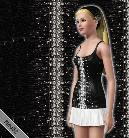 Sims 3 — Pattern paillettes by Birba32 — Paillettes on cloth