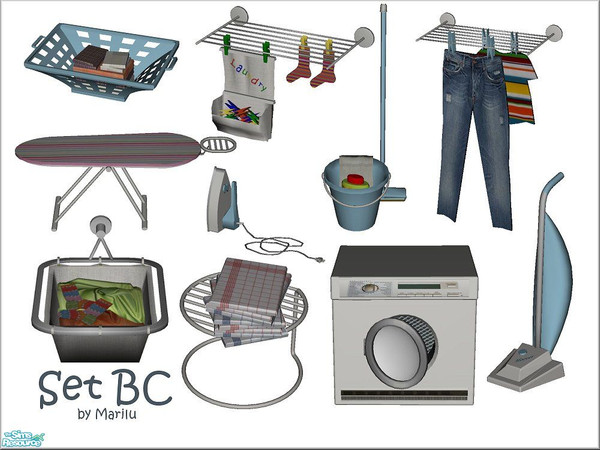 Sims 2 — Set BC by marilu — everything for the perfect housewife ;-)