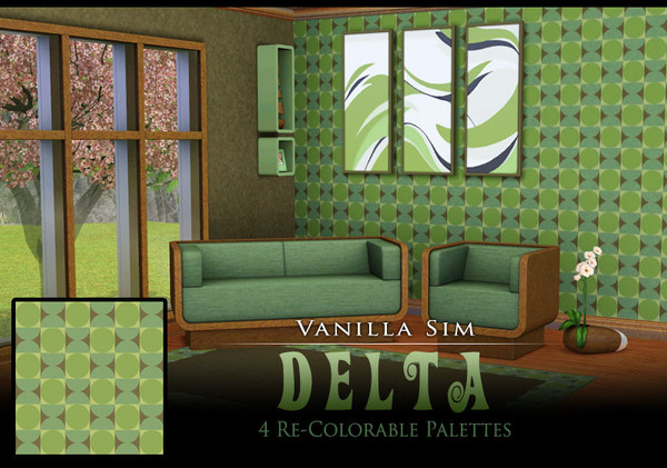 Sims 3 — Delta by Vanilla Sim — The 70s are back..will look great in your retro lots.