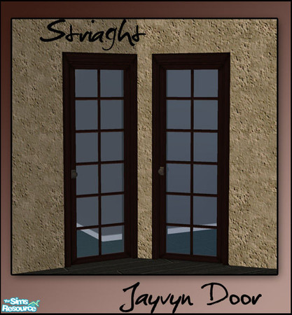 Sims 2 — Jayvyn Build Set - Door by sim_man123 — Straight version of my Jayvyn Door. Requires my Regular Jayvyn Window in