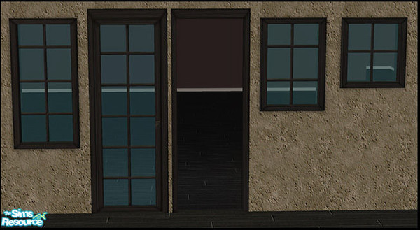 Sims 2 — Jayvyn Build Set - Black by sim_man123 — Black recolor of my Jayvyn Build Set. This file will recolor all 5