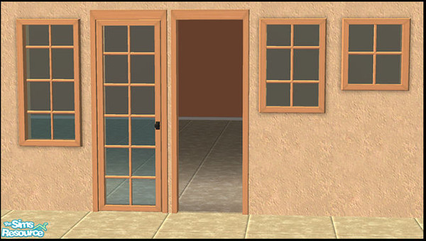 Sims 2 — Jayvyn Build Set - Light Oak by sim_man123 — Light Oak recolor of my Jayvyn Build Set. This file will recolor
