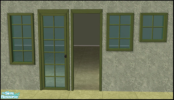 Sims 2 — Jayvyn Build Set - Light Green by sim_man123 — Light Green recolor of my Jayvyn Build Set. This file will