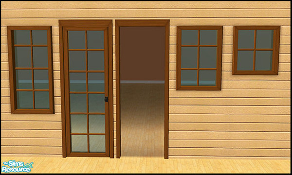 Sims 2 — Jayvyn Build Set - Golden Oak by sim_man123 — Golden Oak recolor of my Jayvyn Build Set. This file will recolor