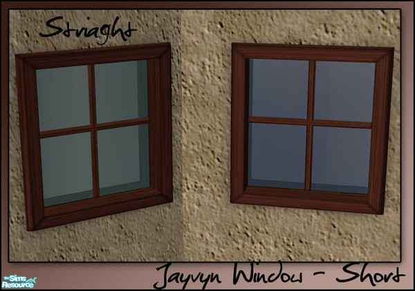 Sims 2 — Jayvyn Build Set - Window - Short by sim_man123 — Short version of my Jayvyn Window. Requires my Regular Jayvyn