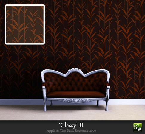 Sims 3 — 'Classy' - Pattern 2 by AppleFall — The second installation of the 'Classy' series of patterns for the Sims 3.