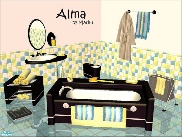 Sims 2 — Alma by marilu — elegant Bathroom 9 new Meshes