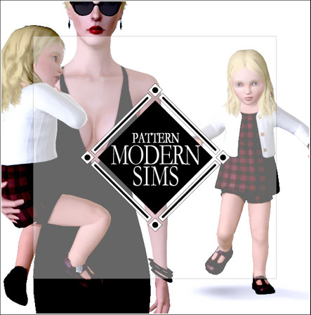 Sims 3 — Brown Check by Modern_Sims — by Modern_Sims