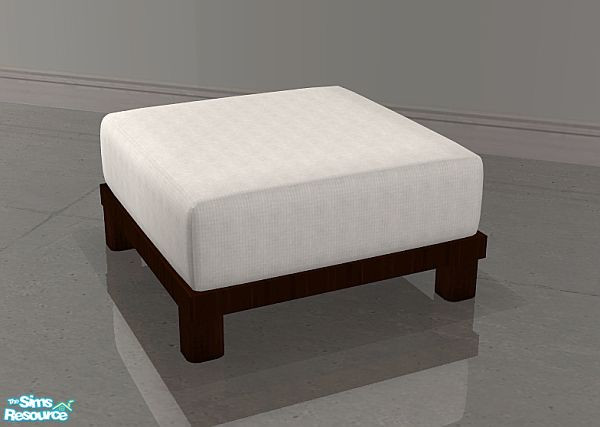 Sims 2 — Reading Nook Ottoman by SaeraMaples — Comfortable and appealing, a nice place to relax.