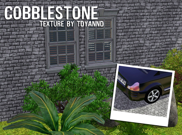 Sims 3 — Cobblestone *FIXED* by tdyannd — For your house, driveway, or flooring. 