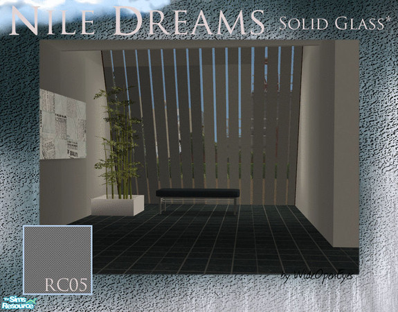 Sims 2 — Nile Dreams Solid with Glass - Metal Grid by wideopeneyes — This is a recolor of the Nile Dreams window that has