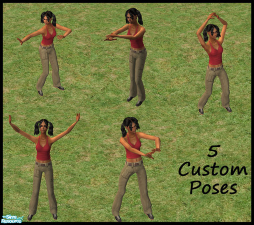Sims 2 — Special Effects - Posing Animations by sim_man123 — File contains animations required by my \"Animation