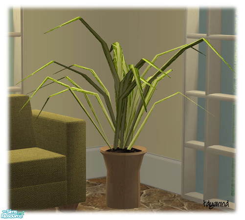 Sims 2 — Apple Living Table Set Plant Mesh by tdyannd — A new plant mesh that is able to placed on tabletops and floor