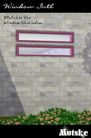 Sims 3 — Window Intl 2x1 Small Double by Mutske — Matches the Window Shmindow.
