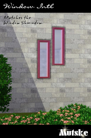Sims 3 — Window Intl 1x1 Double Counter High by Mutske — Matches the Window Shmindow.