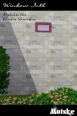 Sims 3 — Window Intl 1x1 Privat by Mutske — Matches the Window Shmindow.