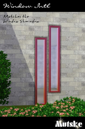 Sims 3 — Window Intl 1x1 Double Large by Mutske — Matches the Window Shmindow.