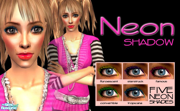 Sims 2 — Neon Shadow by 06bek — This is an one of my first creations that I never released. I have re-worked it and