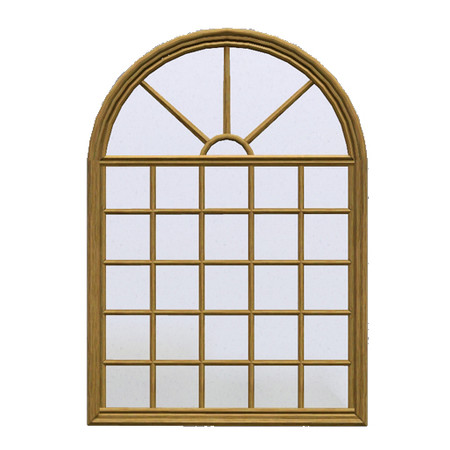 Sims 3 — Colonial Arch 2-Tile by Cyclonesue — Full height, full width 2-tile arched window for the Colonial series. By