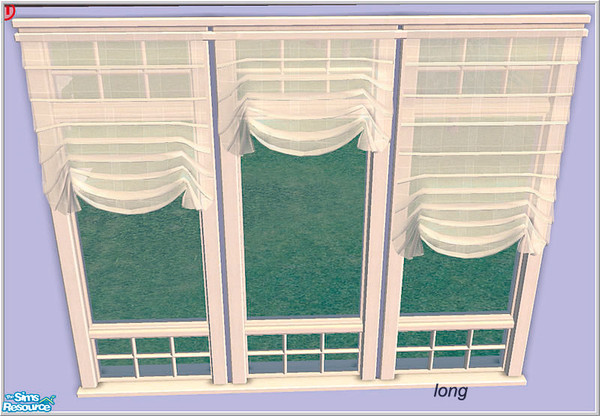 Sims 2 — B43 Curtains Long by Birgit43 — 
