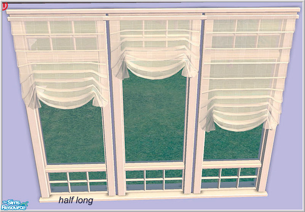 Sims 2 — B43 Curtains Halflong by Birgit43 — 