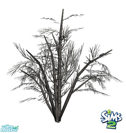 Sims 2 — Dead Tree 3 by sim_man123 — Dead tree 3 from my Dead Trees - TS2 set. TSRAA.