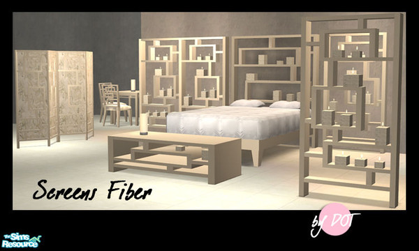 Sims 2 — Screen Fiber - #533598 by DOT — Screen Fiber University Required on Candle Screen Light Only, Paper Screen