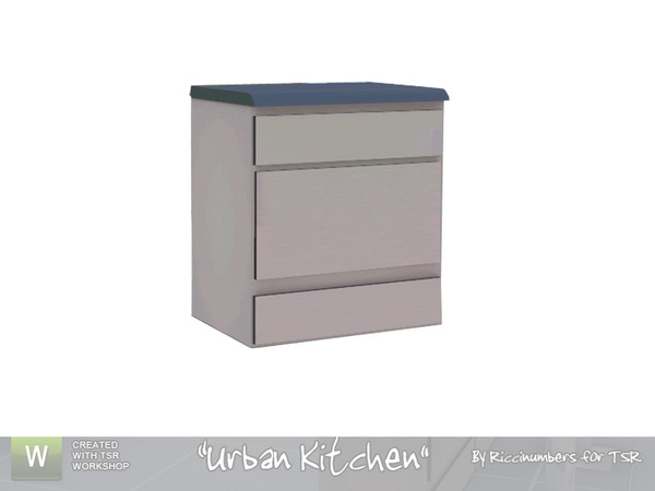 Sims 3 — Urban Kitchen Counter by TheNumbersWoman — Needing a counter for a decent price? Well then this is your counter!