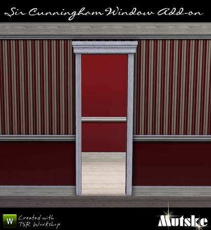 Sims 3 — Arch Brasserie 1x1 by Mutske — Matches the Sir Cunningham Window. 4 Recolorable part. 6 Variations. Made by