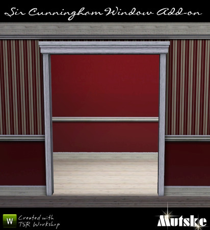 Sims 3 — Arch Brasserie 2x1 by Mutske — Matches the Sir Cunningham Window. 4 Recolorable part. 6 Variations. Made by