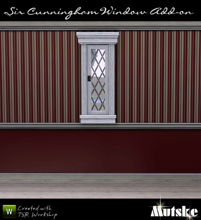 Sims 3 — Window brasserie 1x1 Counter High Small by Mutske — Matches the Sir Cunningham Window. 4 Recolorable part. 6