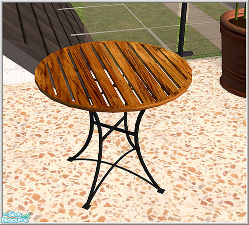 Sims 2 — Balcony set - B43 Balcony Table by Birgit43 — 