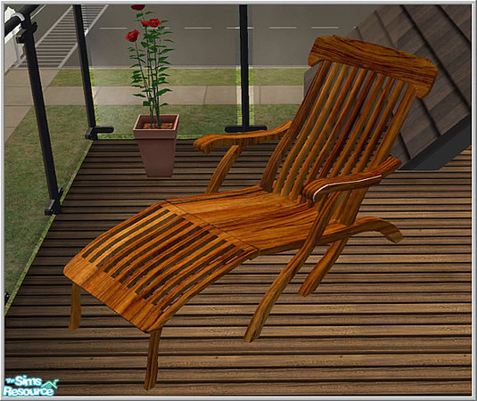 Sims 2 — Balcony set - B43 Deckchair Titanic by Birgit43 — 