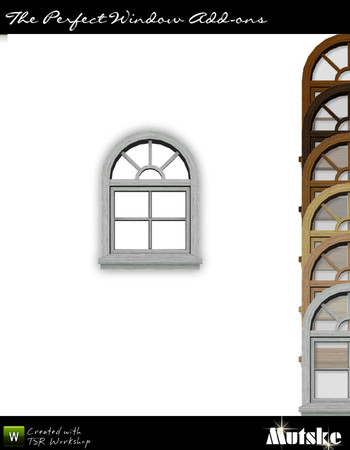 Sims 3 — The Perfect Window 1x1 Privat by Mutske — Matches The Perfect Window. 4 Recolorable part. 6 Variations. Made by
