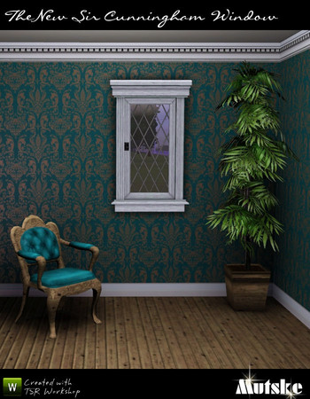 Sims 3 — Window brasserie 1x1 Counter High by Mutske — Matches the Sir Cunningham Window. New Diamond Lead, wallmask