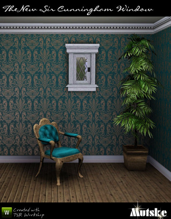 Sims 3 — Window brasserie 1x1 Small Privat by Mutske — Matches the Sir Cunningham Window. New Diamond Lead, wallmask