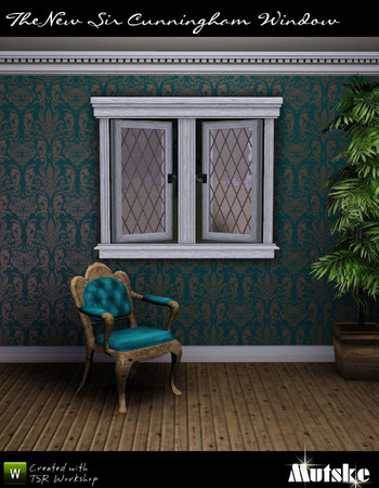 Sims 3 — Window brasserie 2x1 Counter High Open by Mutske — Matches the Sir Cunningham Window. New Diamond Lead, wallmask