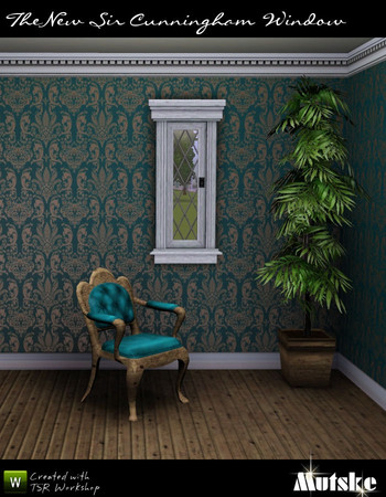 Sims 3 — Window brasserie 1x1 Counter High Small by Mutske — Matches the Sir Cunningham Window. New Diamond Lead,