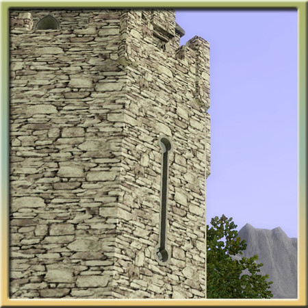 Sims 3 — Archer Window by Cyclonesue — Wide enough to fire pellets at neighbours, but narrow enough to hide the
