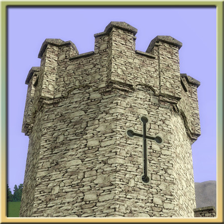 Sims 3 — Crossbow Window by Cyclonesue — A superb little window for taking pot-shots at unwanted neighbours! By