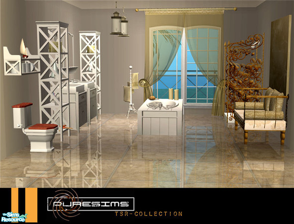 Sims 2 — Newport Bath by Sasilia — The third part of my Newport-Set. Hope your Sims enjoy the maritime Touch