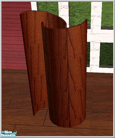 Sims 2 — Studio - B43 Wooden Floorlamp by Birgit43 — 