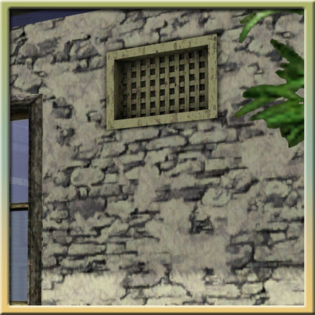 Sims 3 — Ventilation Brick (high) by Cyclonesue — Surveyors will be pleased and you'll have no damp, so let in draughts,
