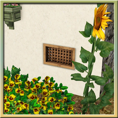 Sims 3 — Ventilation Brick (low) by Cyclonesue — Surveyors will be pleased and you'll have no damp, so let in draughts,