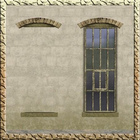 Sims 3 — Factory Arched Trim by Cyclonesue — To fit Factory Windows - an arched trim to top and tail the windows. By